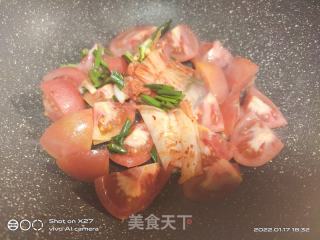 泡菜烧鲷鱼的做法步骤：4