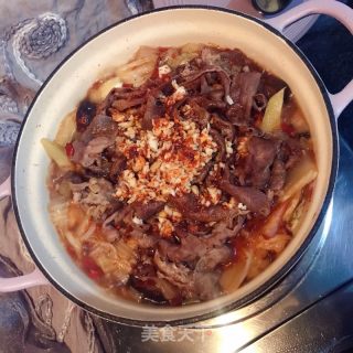 水煮牛肉卷的做法步骤：13
