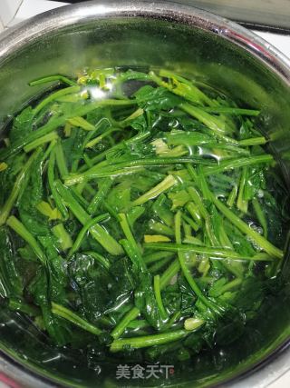 菠菜拌粉丝的做法步骤：5