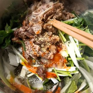 “羊肉”香菜拌羊头肉的做法步骤：13