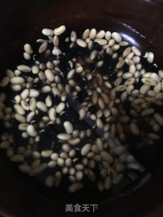 芝麻双豆浆的做法步骤：2