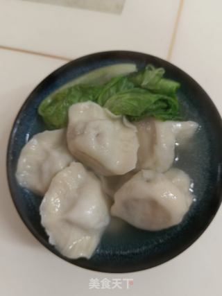 生菜煮水饺的做法步骤：5