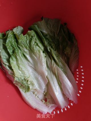 生菜煮水饺的做法步骤：3