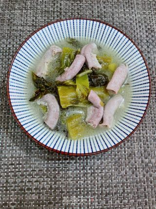 苦瓜酸菜煲粉肠的做法步骤：13