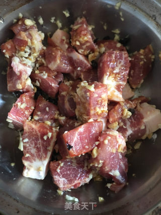 炮弹芋头蒸肉的做法步骤：7