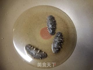 心里美黄彩椒拌海参的做法步骤：3