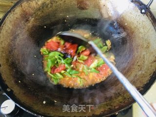 西红柿青椒炒鸡蛋的做法步骤：10