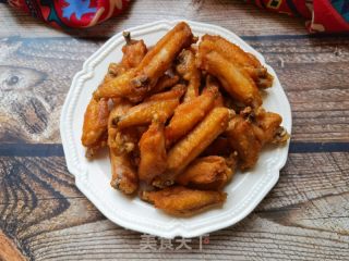 炸鸡翅中的做法步骤：16