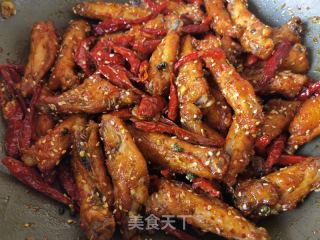 孜然麻辣鸡翅的做法步骤：25