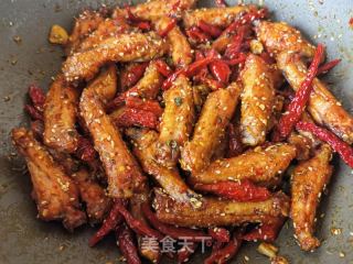 孜然麻辣鸡翅的做法步骤：24
