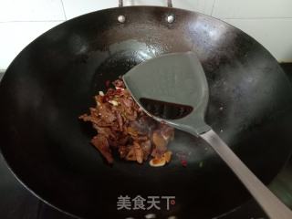 干炒牛肉的做法步骤：9
