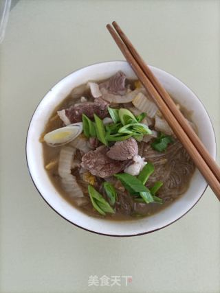 酸菜粉条羊肉汤的做法步骤：14
