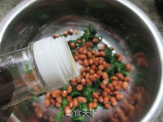 花生米拌蒿菜的做法步骤：7