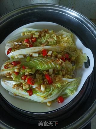 蒜蓉粉丝娃娃菜的做法步骤：15
