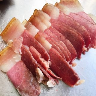 火腿炒蒜苔的做法步骤：4