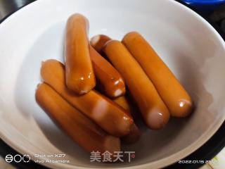 火腿肠馒头的做法步骤：4