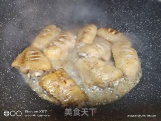 红烧鸡中翅的做法步骤：4
