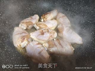 红烧鸡中翅的做法步骤：2