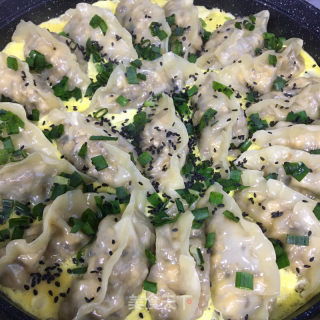 鸡蛋煎饺的做法步骤：7