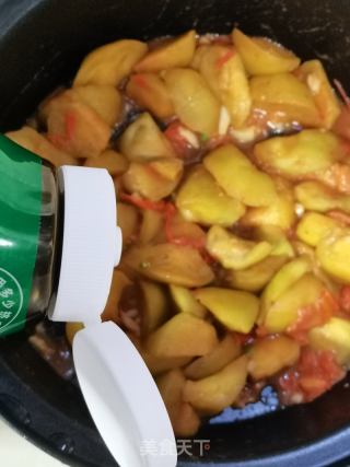 番茄烧茄子的做法步骤：8