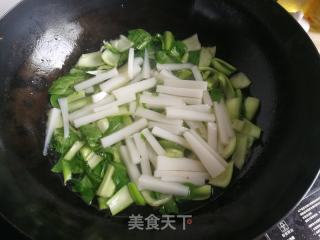 猪肝青菜年糕汤的做法步骤：9