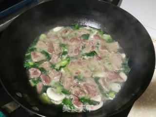 蘑菇青菜猪肝汤的做法步骤：9