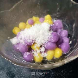 双色圆子甜蛋汤的做法步骤：8