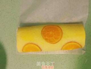 橙香蛋糕卷的做法步骤：13