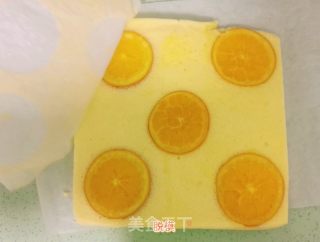 橙香蛋糕卷的做法步骤：8