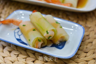 清蒸冬瓜虾仁卷的做法步骤：11