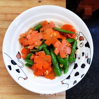 胡萝卜拌甜豆的做法步骤：9