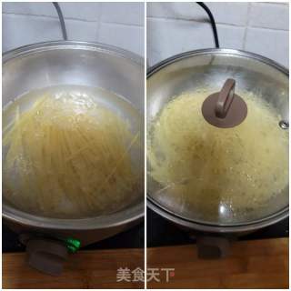 香肠炒意面的做法步骤：2