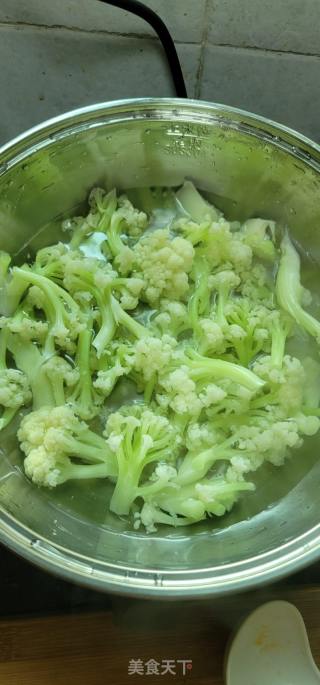 蚝油花菜的做法步骤：3