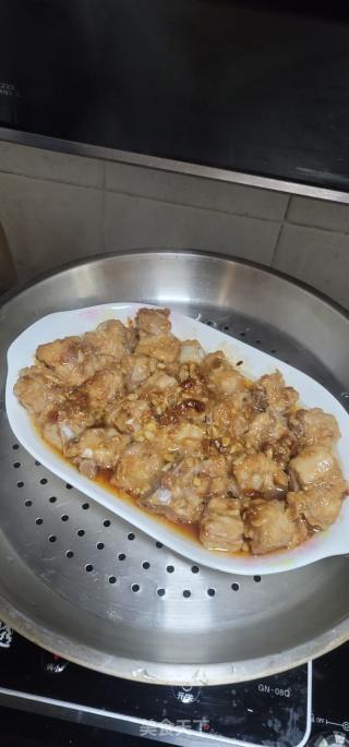 黄豆酱蒜香排骨的做法步骤：7