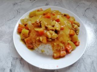 百搭咖喱鸡肉饭的做法步骤：7