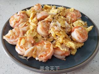 虾仁炒鸡蛋的做法步骤：10