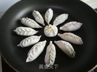 猪肉香菇白菜煎饺的做法步骤：3