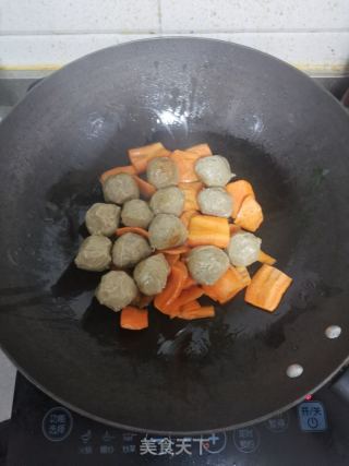 牛肉丸烩菜的做法步骤：3