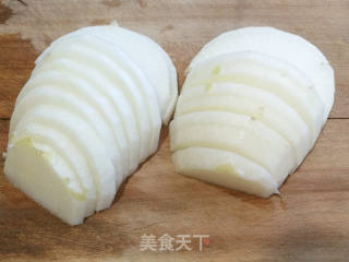 回锅肉蒸萝卜的做法步骤：5