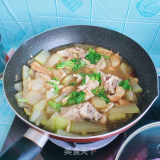 冬瓜豆腐炖排骨的做法步骤：16
