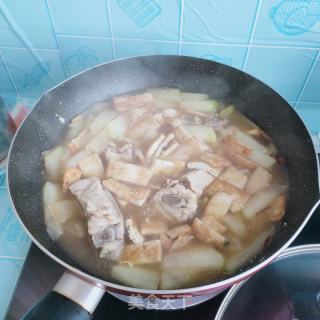 冬瓜豆腐炖排骨的做法步骤：15