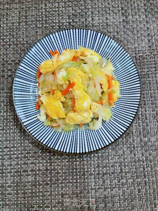 包菜炒鸡蛋的做法步骤：10