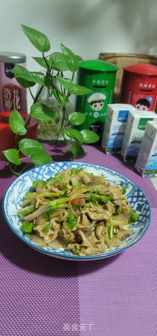 香菜洋葱拌肉片的做法步骤：19