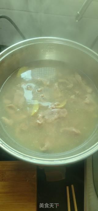 香菜洋葱拌肉片的做法步骤：6
