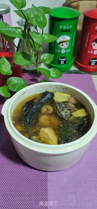 天麻灵芝酸枣仁乌鸡汤的做法步骤：7