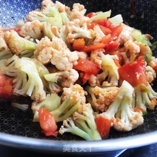 家常小炒菜花的做法步骤：9
