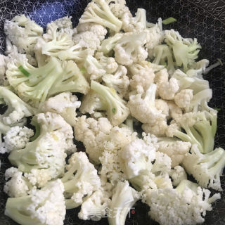 家常小炒菜花的做法步骤：6