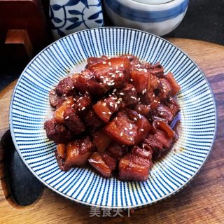 土锅炖红烧肉的做法步骤：11