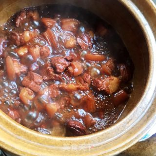土锅炖红烧肉的做法步骤：10