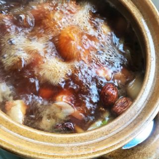 土锅炖红烧肉的做法步骤：7